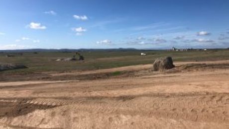 Construcción de planta solar en Malpartida de Cáceres