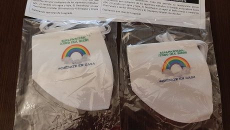 Mascarillas infantiles contra el Coronavirus en Malpartida de Cáceres