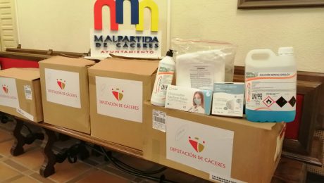 mascarillas diputación de Cáceres coronavirus