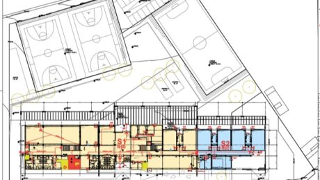 plano nuevo colegio público malpartida de cáceres