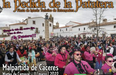 Cartel de la Pedida de la Patatera 2022 Malpartida de Cáceres