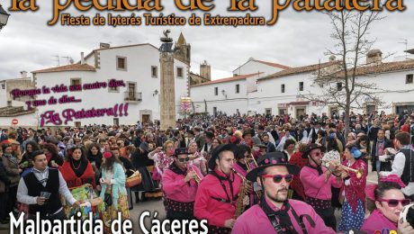 Cartel de la Pedida de la Patatera 2022 Malpartida de Cáceres