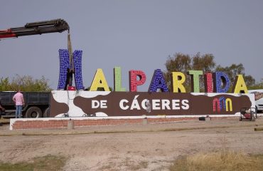 letras gigantes Malpartida de Cáceres