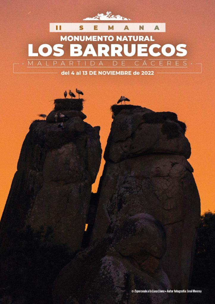 Cartel II Semana del Monumento Natural Los Barruecos