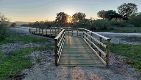 nuevo tramo senda de los sentidos los barruecos malpartida de cáceres
