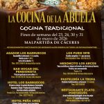 Cocina de la abuela capital gastronómica extremeña de Malpartida de Cáceres mayo