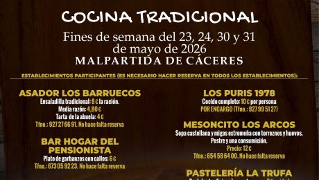 menus cocina abuela web Cocina de la abuela capital gastronómica extremeña de Malpartida de Cáceres mayo