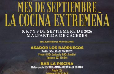septiembre capital gastronomica extremadura
